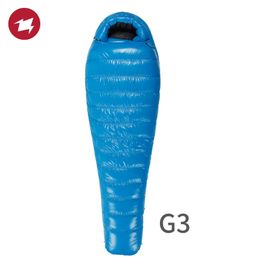 AEGISMAX G1-G5 Series 800FP Goose Down Sleeping Bag Ultralight Outdoor Camping Hiking Sleeping Bag for Men Women 231227