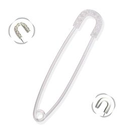 Safety Pin Brooch Decorative Pins for Brides Wedding Bouquet Charm Hanging Approx Lead Nickel DIY Jewellery Making Supply295w