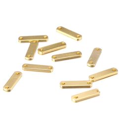 100pcslot 1541mm Blank Plates small Hand Stamp Tags Personalized Bar Connector for DIY Metal Bracelet Jewelry Findings wholesal5883302