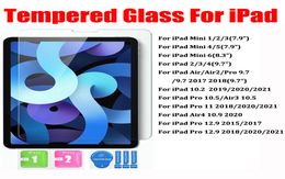 04mm 9H Premium Tempered Glass Screen Protector Film For iPad Pro 129 Air 4 Air4 109 11 2021 7 8 9 102 105 97 Mini 2 5 6 Min7832754