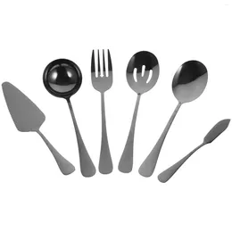 Plates Cutlery Set Spoon Kitchen Essentials Steak Fork Cake Tableware Home Stainless Steel Banquet Dinnerware