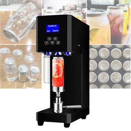 Non Rotary Full Automatic Intelligent Can Sealing Machine Plastic PET Tin Jar Aluminum Beer Soda Cans Seamer Size Customized