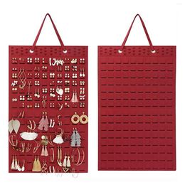 Storage Bags Wall Mount Jewellery Bag Multipurpose Earring Necklace Pocket For Women Girls