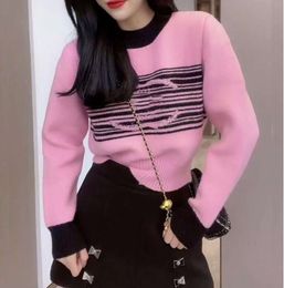 Womens Brands Designers Sweater Pink Letters Pullover Men S Hoodie Long Sleeve Sweatshirt Embroidery Knitwear Winter Clothes 2024 Fashion Brand Clothes