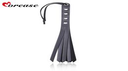 Adult bdsm Game Fetish sex bondage Leather Tail Spanking Paddle Whip Flogger Sex Toys For Couples Women Sexy Policy Knout slave Y15287003