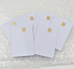 100pcs lot ISO7816 White PVC Card with SEL4442 Chip Contact IC Card Blank Contact Smart Card237a7729940