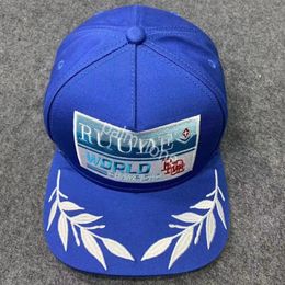 new 2024 Ball Caps new Casual Wide Brim Outdoor Sunscreen Baseball Cap Men Women High Quality Streetwear Green Blue Rhude Adjustable