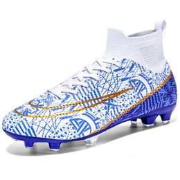 -Selling Football Boots Men's Soccer Cleats TFFG Kids Wear-Resistant Training Shoes Outdoor Non-Slip Sneakers Size34-46 231228