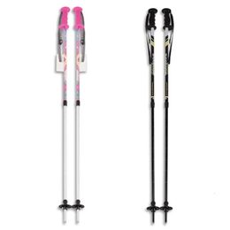 Skiing Poles Children's Double Board Ski Stick Retractable Walking Stick 70-105cm Adjustable Length 231227