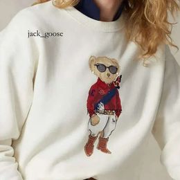 polo shirt polo hoodie Designers Hoodies Ralph Womens Polo Sweatershirt Long Sleeves Shirts Laurens Autumn Top Woman Hoody Little Bear 822