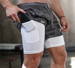 Doubledeck camouflage running shorts men gym wear workout shorts sport fitness athletic bodybuilding sportwear gym men7039730