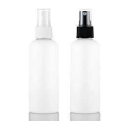 50pcs 100ml empty White spray plastic bottle PET100CC small travel spray bottles with pump refillable perfume spray bottles lot7168552