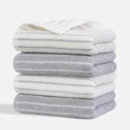 Towel Bathroom Cotton With Stripes Strong Water Absorption Multipurpose