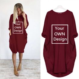 Customised Pattern Dress Cross Piece With Clothing Women's Foreign Wish Trade Minimum Order Quantity Of One high-end