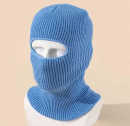 Cycling Caps Masks Candy Colors Keep Warm Unisex Sing Ho Balaclava Beanie Autumn Winter Outdoor Solid Color Men Ride Ski Mask Skul3277504