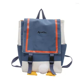 School Bags Weysfor Women Large Capacity Backpack Waterproof Nylon Female Cute Duck Leg Schoolbag Laptop Backpacks Girl Travel Book
