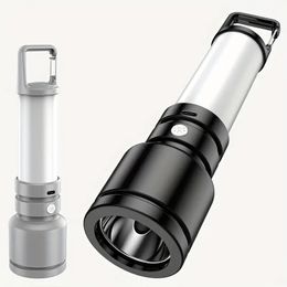 1pc Strong Light Rechargeable Mini Portable Flashlight, Household Durable Flashlight