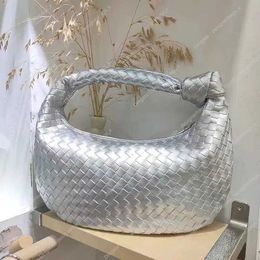 Bags Jodie Tote Bag Fashion Hand-woven Candy Luxury Leather Printing 40cm Large-capacity Shoulder Ladies Hobo Knotted Handle Casual Hand 2024 M096