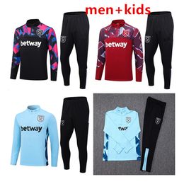 23 24 West Hams soccer Tracksuit PAQUETA SCAMACCA RICE kits LANZINI ANTONIO NOBLE VLASIC UNITED BOWEN 2023/2024 football Training suit MEN Equipmen Survetement