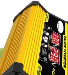 Car Jump StarterPower Inverter 4000W Power Solar Converter Adapter Dual USB LED Display 12V To 220V110V Voltage Transformer Modi7263061