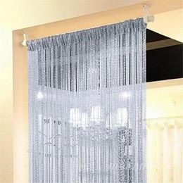 Curtain Beaded Flash Tassel Shiny String Door Room Window Divider Home Decor