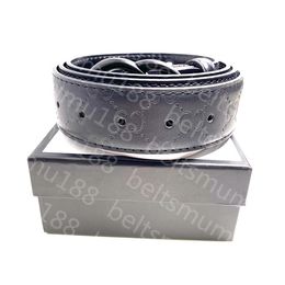 Designer Belt for Men Luxury Women Designer Belts Black Leather Business Classic Big Gold Buckle Cowhide Width 2.0cm3.0cm 3.4cm3.8cm With Gift Box