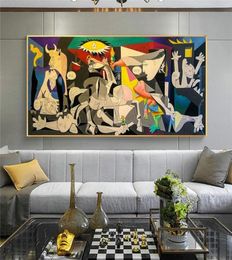 Guernica By Picasso Canvas Paintings Reproductions Famous Canvas Wall Art Posters And Prints Picasso Pictures Home Wall Decor9946722