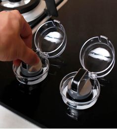 Kids Safety Gas Stove Knob Covers Clear Oven Range Control Switch Cover Protector Baby Security Product2608191