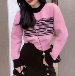 Womens Brands Designers Sweater Pink Letters Pullover Men S Hoodie Long Sleeve Sweatshirt Embroidery Knitwear Winter Clothes 2024C Fashion Brand Clothes