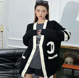 New Women's Sweaters Women Spring Autumn Loose Casual cardigan knit sweater pattern letter printing Woman designer Sweater S-XL 632