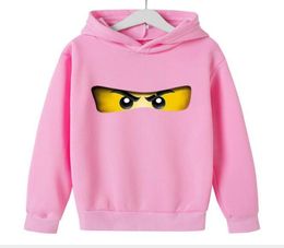 2021 Boy hoodie Autumn winter Kid Legoes Ninjago Sweatshirt Cotton Top Girl Long sleeve Pullover 5-14y Hip hop clothes8892519