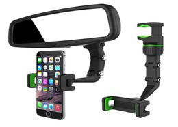 Universal mount phone holder multifunctional rotate 360 degrees car rearview mirror suspension holders for smartphone gps bracket 7325695
