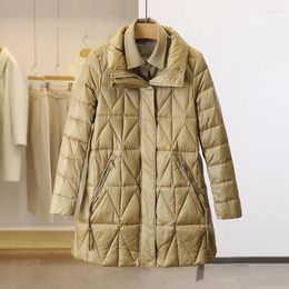 Women's Trench Coats Women Down Coat Winter Warm Parka Long Jacket