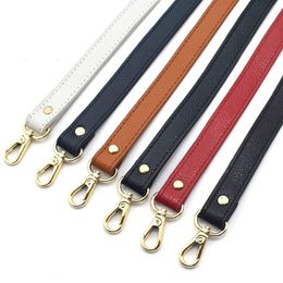 Adjustable 120 cm Long Genuine Leather Bag Strap Women Bags Handles Replacement Shoulder Belt Handbags Accessories Part KZ03581 231227