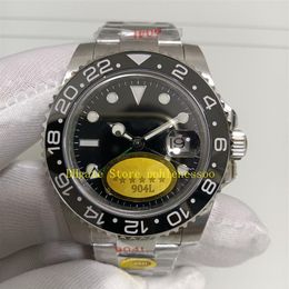 6 Colour Real Po 904L Steel Watch Men 40mm Black Dial Ceramic Bezel Yellow Gold V12 Version Cal 3186 Movement Mechanical Sport W271s