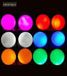 per pack HiQ USGA Led Golf Balls for night training Golf Practice Balls with 6 colors4664981