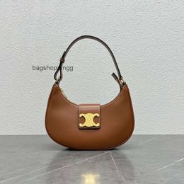 New arrival Designer bag shoulder bag ce bag Triumphal Arch Brown Cowhide Underarm Lunar Teeth Bag Shoulder Handheld Women's Bag evening clutch bag JSVO