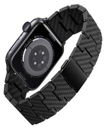 Carbon Fiber Strap For Watch Band 45mm 44mm 42mm 41mm 40mm 38mm Lightweight Link Bracelet belt iWatch Serie 3 4 5 64634492