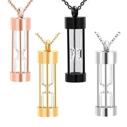 Cremation Jewellery cylinder pendant funnel DIY necklace ashes urn souvenir Jewellery to commemorate family or pets276d