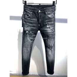 Mens Luxury Designer Denim Jeans d2 dsq2 dsquare 2 Holes Trousers COOLGUY Biker Pants Clothing EVJ7