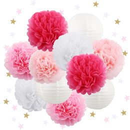 Wedding Decorative Flowers paper lanterns flower ball for Birthday Party Wedding decor