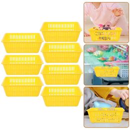 Dinnerware Sets 7 Pcs Coin Basket Decorative Plastic Baskets Mini Storage Drawers Sundry Small Containers Desktop Box Multipurpose