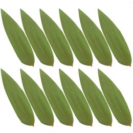 Dinnerware Sets 100 Pcs Sushi Plate Leaf Ornament Dish Decor Decorative Cold Grass Roller Machine Leaves