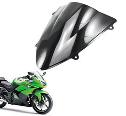 Double Bubble Windscreen Windshield ABS for Kawasaki Ninja 250R EX250 2008 2009 2010 2011 20123022104