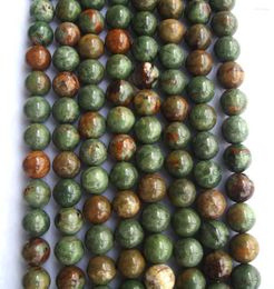 Loose Gemstones Natural African Green Opal Round Shape 14mm Beads For Jewellery Making DIY Bracelet Necklace Earrings