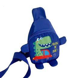 Toddler Crossbody Sling Bag Cute Dinosaur Cartoon Chest Bag Waterproof One Strap Backpack For Kids Beach Outgoing 231228