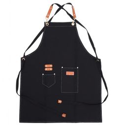 Aprons 1pc Hairdressing Barber Smock Waitress Clothes Vest For Salon Barbers Groomers h207569455