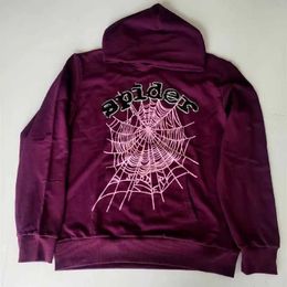 Sweatshirt Sp5der Hoodie Young Thug Spider for Men and Women Free Shipping Printed Spiderweb Sportswear Designer Eu S-xl O8HQ