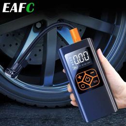 Inflatable Pump Car Air Pump 4000mAh Rechargeable Air Compressor Digital Tyre 150PSI Portable Automatic Inflation for Car MotorcycleL231228