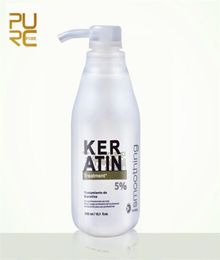 PURE Keratin Hair Repair Treatment Formalin 5 Professional Curly Hair Straightener Hairs Extension Shiny Scalp Treatments6186890